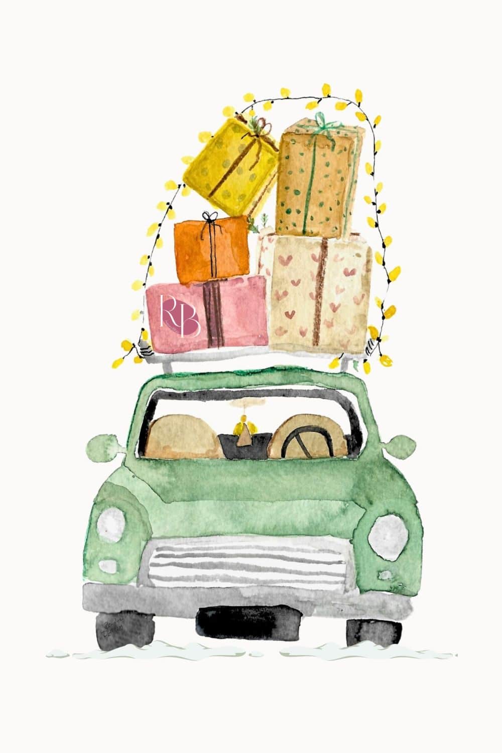 Die Top 6 Aquarell-Weihnachtskarten zum Ausdrucken für ein zauberhaftes Fest